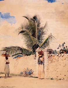 The Garden Gate — Winslow Homer