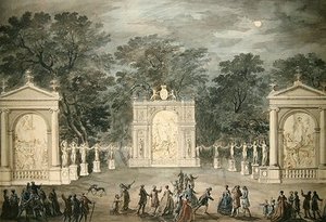 The Illuminations At Buckingham House For King — Robert Adam
