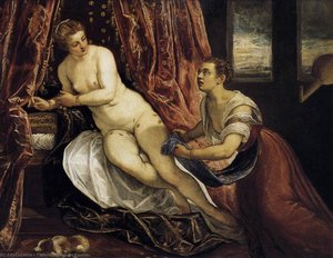 Danaë — Jacopo Tintoretto, Baroque