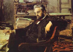 Portrait Of A Businessman K. Artsybushev — Mikhail Vrubel, Symbolism