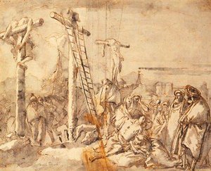 Lamentation At The Foot Of The Cross — Giovanni Domenico Tiepolo