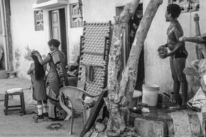 The Bathing, Cooking, Washing Vessels, And Clothes Are Moved Out Diminishing Boundaries Of Private And Public Lives — Yazhini An
