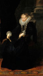 Portrait Of A Genoese Lady — Sir Anthony Van Dyck