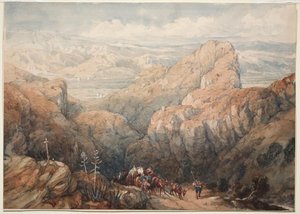 Spanish Mountain Landscape — David Roberts