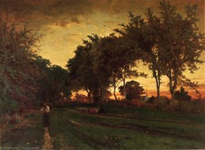 Evening Landscape — George Innes, Tonalism