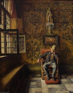 The Man In The Chair — Henri De Braekeleer
