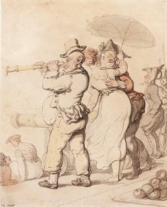 The Fort — Thomas Rowlandson, Rococo Illustration