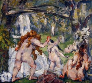 Three Bathers — Paul Cézanne