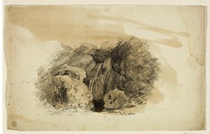 Waterfall — Thomas Cole