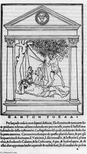 Scene With Satyr And Sleeping Nymph — Benedetto Bordone