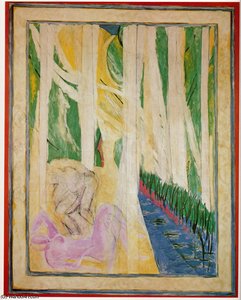 Nymphe Dans La Forêt Ou La Verdure Huile Sur Toile Nice, Musée Matisse — Henri Matisse, Fauvism