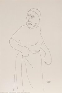 Woman (study From Symbols) — Benny Andrews