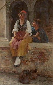 The Offer — Eugen Von Blaas