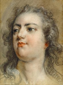 Head Of King Louis Xv — François Lemoyne