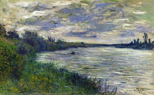 The Seine Near Vetheuil, Stormy Weather — Claude Monet, Impressionism