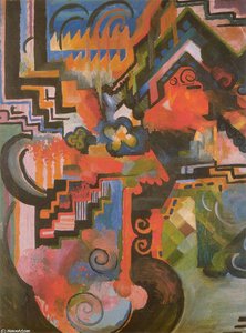 Coloured Composition (hommage À Johann Sebastian Bach) — August Macke