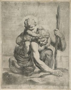 Saint Christopher Kneeling