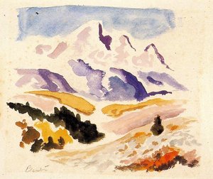 Mountain Landscape — Thomas Hart Benton