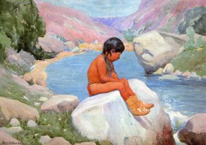 Nature's Lesson — Eanger Irving Couse
