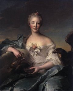 Madame Le Fèvre De Caumartin As Hebe — Marc Nattier