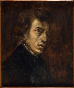 Portrait De Chopin, D'après Delacroix — Lesage Pierre Alexis, Contemporary Realism