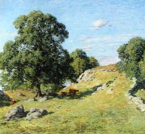 Pasture, Old Lyme — Willard Leroy Metcalf, Impressionism