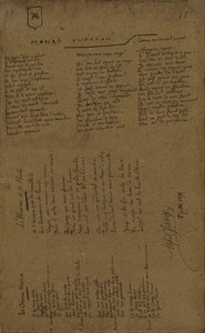 Page From The Guestbook Of The Pension Gloanec: Three Poems For Paul Gauguin — Alfred Henri Blaise Jarry