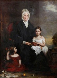 Elizabeth Cheape of Rossie (1768–1857), and Her Granddaughters (Elisabeth Dalyell, 1812–1865 Annetta Louisa, 1738–1811)