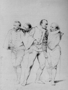 Pencil Study Ii — Hippolyte-paul Delaroche
