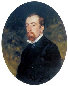 Portrait Of The Artist Vasily Polenov — Ilya Yefimovich Repin