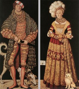 Portraits Of Henry The Pious, Duke Of Saxony And His Wife Katharina Von Mecklenburg — Lucas Cranach The Elder, Northern Renaissance