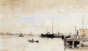 View On The Ij In Amsterdam — Cornelis Vreedenburgh