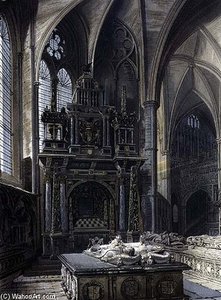 East Side Of St. Erasmus's Chapel — Frederick Mackenzie