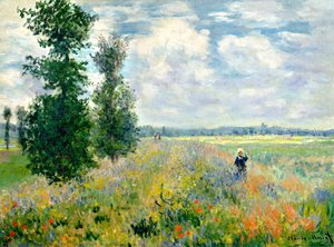 Poppy Field, Argenteuil — Claude Monet