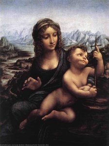 Madonna With The Yarnwinder After — Leonardo Da Vinci