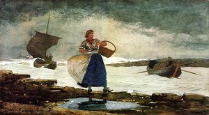 Inside The Bar, Tynemouth — Winslow Homer