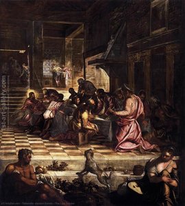 The Last Supper — Jacopo Tintoretto, Early Baroque