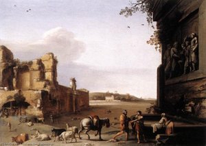 Ruins Of Ancient Rome — Cornelis Van Poelenburch, Baroque Landscape