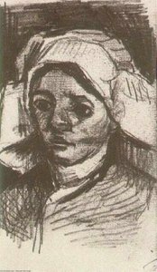 Peasant Woman, Head (12) — Vincent Willem Van Gogh