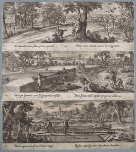 Hunting, Fishing, And Catching Birds And All Types — Hans Bol