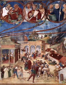Legend Of St Barbara (detail) (11) — Lorenzo Lotto, Renaissance