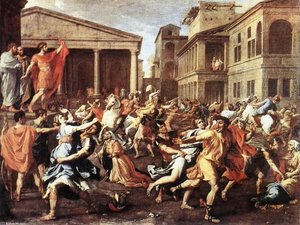 The Rape Of The Sabine Women — Nicolas Poussin