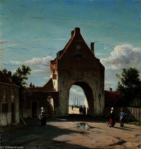 Tor einer hafenstadt