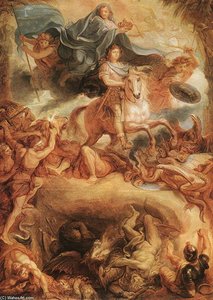 Apotheose Of Louis Xiv — Charles Le Brun, Baroque Classicism