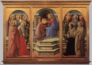 Coronation Of The Virgin — Filippo Di Tommaso Lippi, Early Renaissance