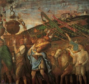 Triumphs Of Caeser (scene 4) - — Andrea Mantegna, Renaissance