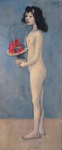 Naked Girl With Flower Basket — Pablo Picasso