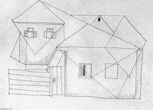 Houses At Szentendre — Lajos Vajda