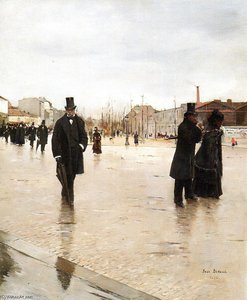 On The Way Back From The Funeral — Jean Georges Béraud