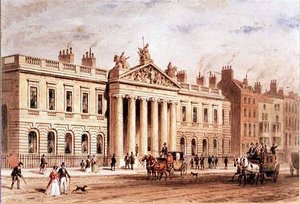 East India House, Leadenhall Street — Thomas Hosmer Shepherd